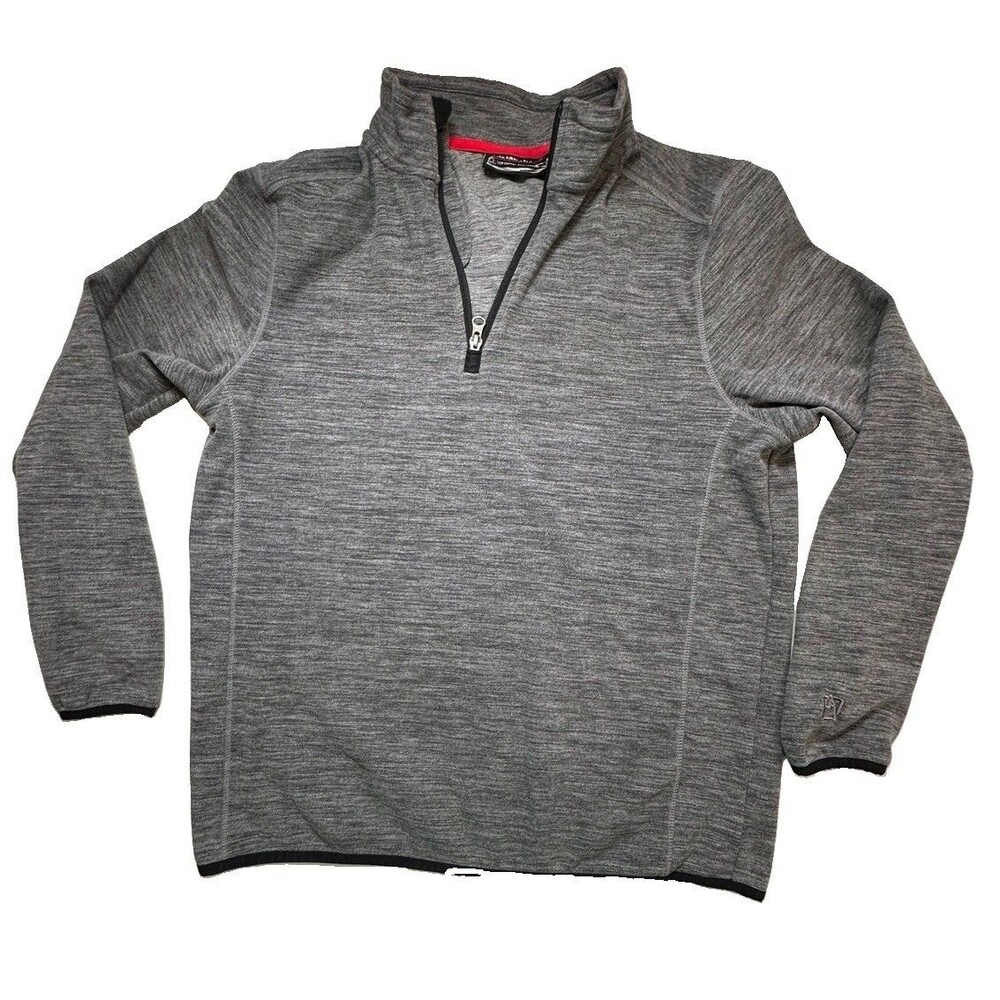 Avalanche Outdoor Supply Co Men’s Med 1/4 Zip Gray Pullover Hiking Athletic Wear